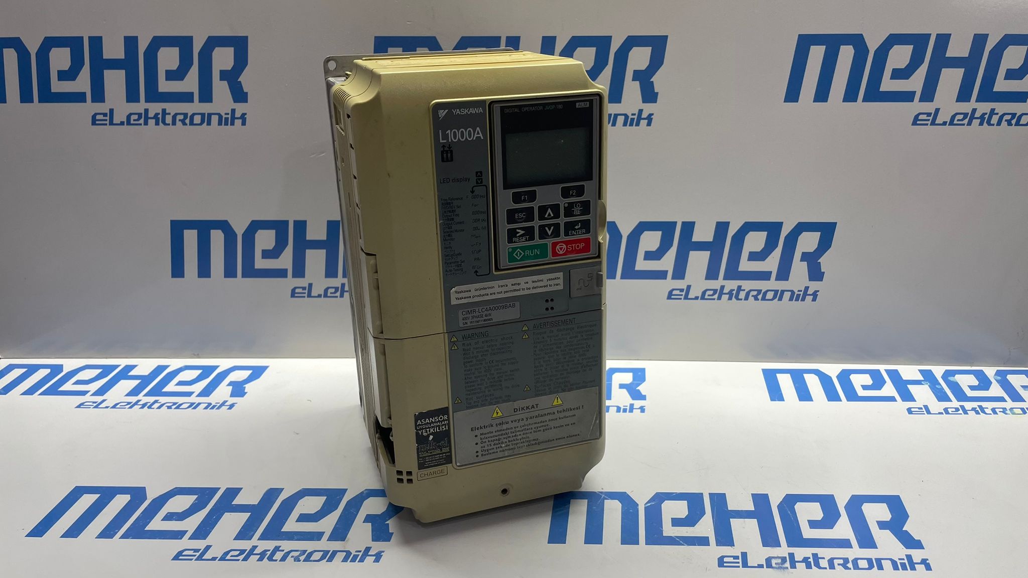 YASKAWA CIMR-LC4A0009BAB MOTOR SÜRÜCÜ