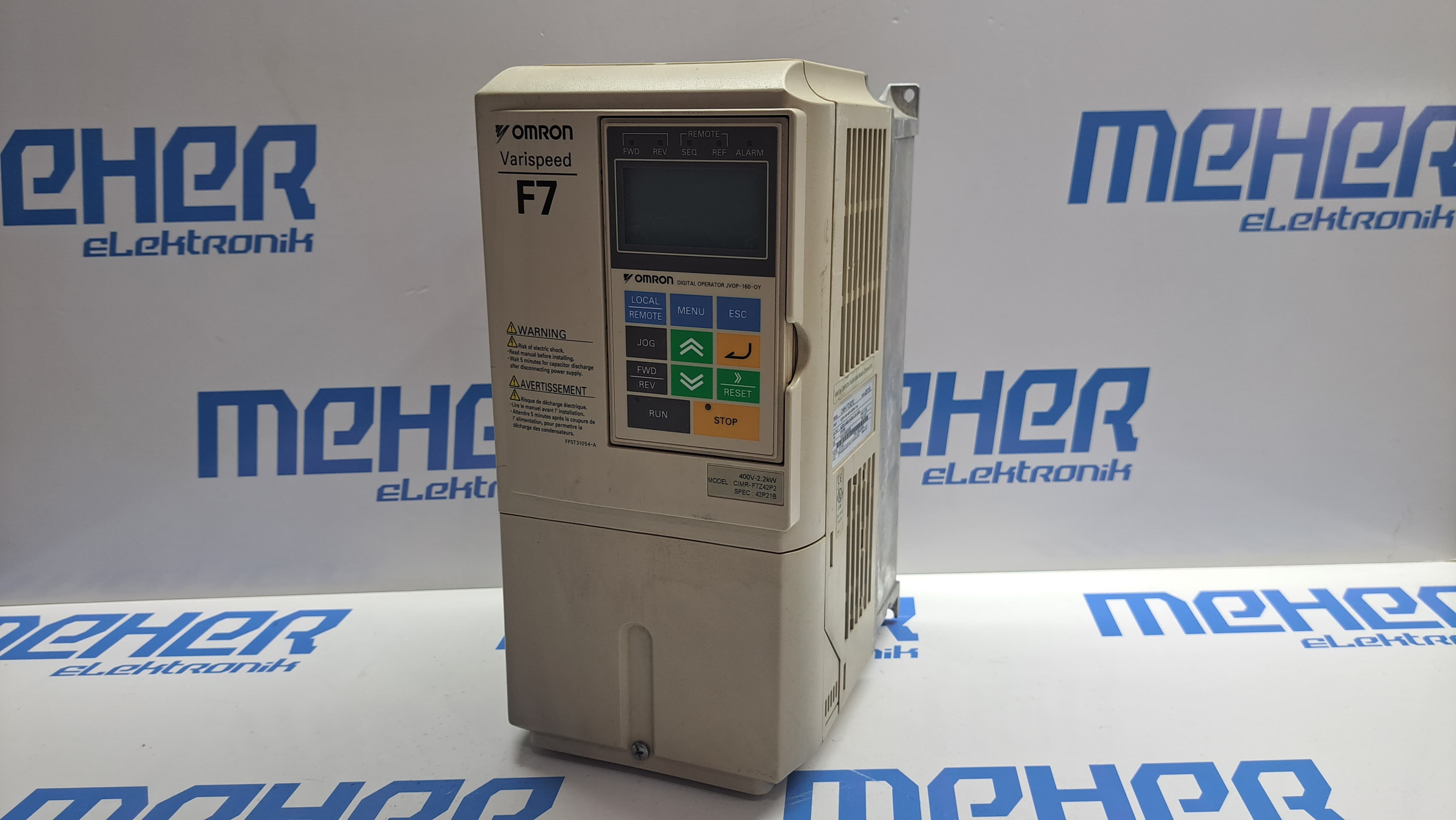 OMRON CIMR-F7Z42P2 (2.2KW) MOTOR SÜRÜCÜ 